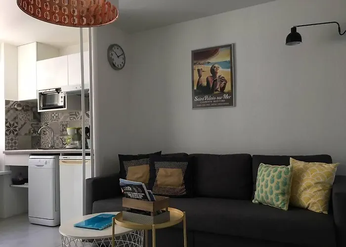 Appartement-Jardinet 300 M Plage St Palais Sur Mer